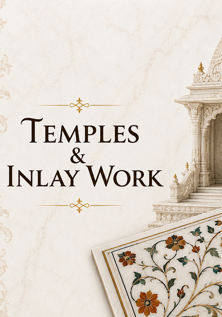 Marble temples & Inlay Work