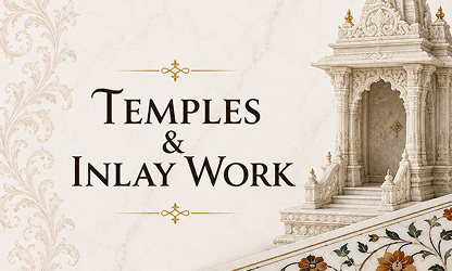 Marble temples & Inlay Work