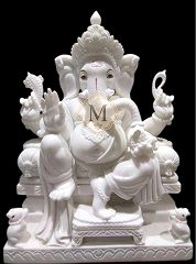 Ganesh Ji Marble Moorti